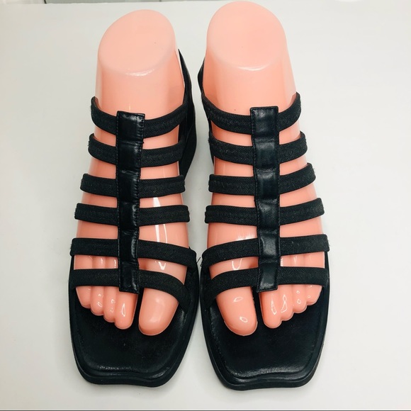Donald J Pliner Gladiator Style Elastic Straps Sandals Size 7 - Picture 1 of 14